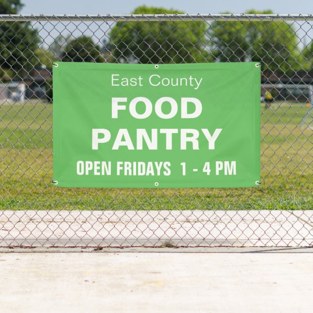 Custom Food Pantry Banner (Insitu)