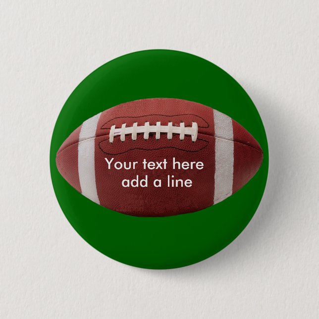 CUSTOM Football Button (Front)