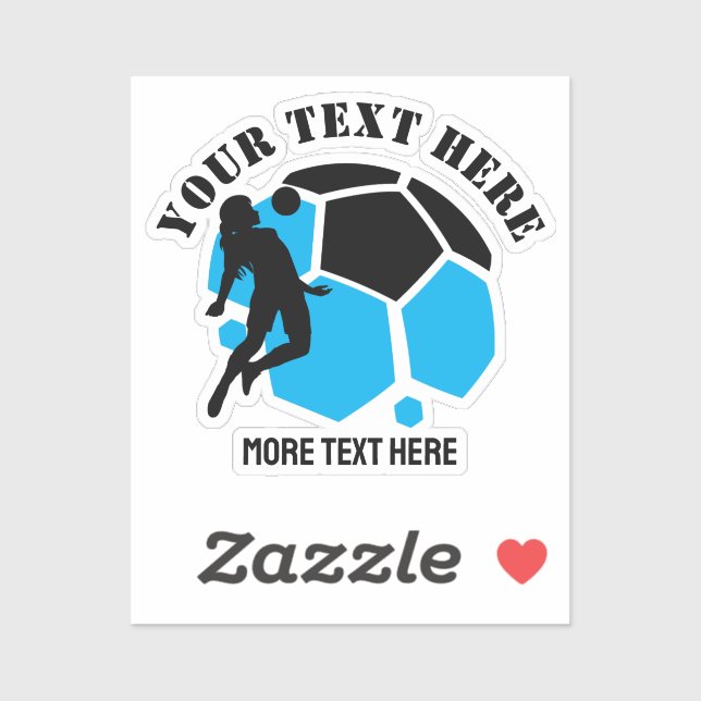 Custom Football Girl kid's Football Birthday party (Sheet)