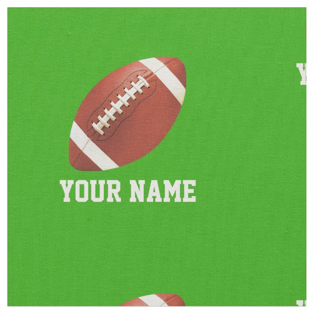 Custom Football Green Fabric (Close Up)