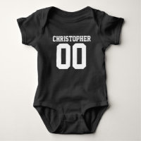 Custom Football Jersey Baby Boy Personalised Name