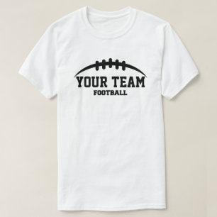 Custom Football Laces Template T-Shirt