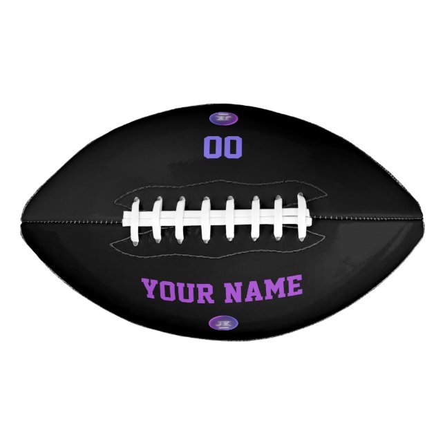 Custom Football Name and Number Logo JK 2022 American Football (Front)