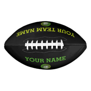 Custom Football Name and Team Name Logo JK 2025 American Football