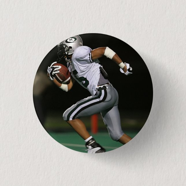 Custom Football Photo Sports 3 Cm Round Badge (Front)