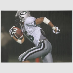 Custom Football Photo Sports Tissue Paper