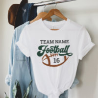 Custom Football Team Script Green White Mum