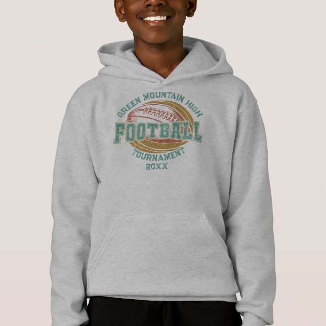Custom Football Tournament Year Name Number (Front)