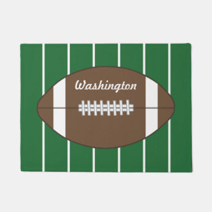 Custom Football Welcome Doormat Rug
