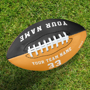 Custom Football with Name, Number and Team Name American Football