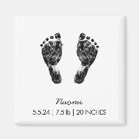 Custom Footprint | Upload Your Baby Footprint To