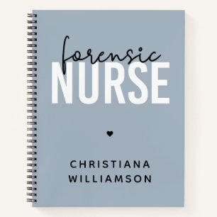 Custom Forensic Nurse   Forensic Nursing Gifts Notebook