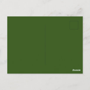 Custom Forest Green Picture-Perfect Standard Postcard