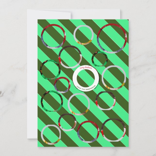 Custom Four-Photo 🎄 Festive Christmas Invitation (Front)