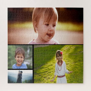 Custom Four Photo Jigsaw Puzzle