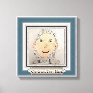 Custom Frame to Add Your Art Or Photo Canvas Print