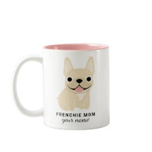 Custom French Bulldog Mug Name & Phrase & colour