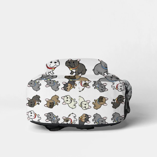 custom frenchie backpack (Bottom)