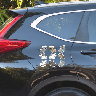 custom frenchie sticker art