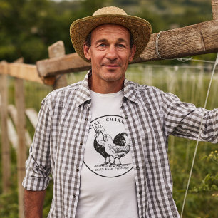 Custom Fresh Organic Eggs Farmhouse Business  T-Shirt