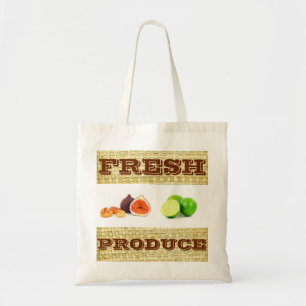 Custom Fresh Produce Fruit tote bag