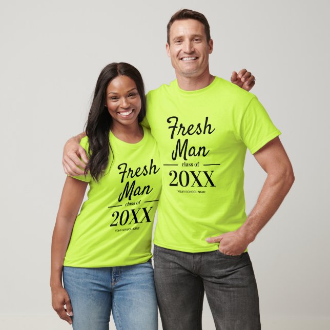 Custom freshman t shirts for 1st year students (Unisex)