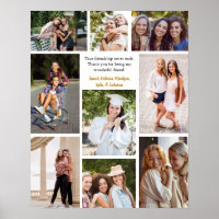 Custom Friends Photo Collage Friendship Quote