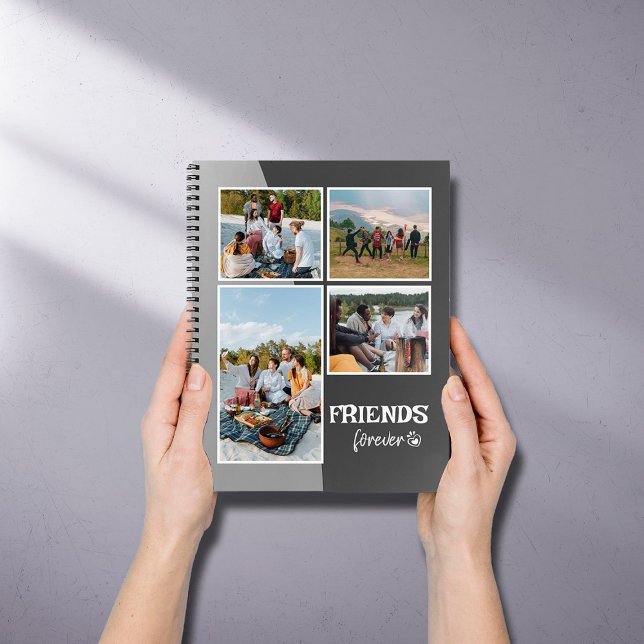 Custom Friends Photo Collage Notebook (Creator Uploaded)