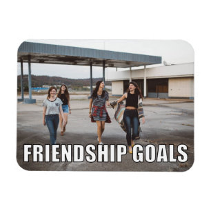Custom Friends Photo Funny Friendship Goals Meme Magnet