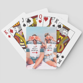 Custom Friendship Picture Carryall Playing Cards