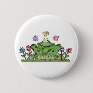 Custom Frog Hopper Button