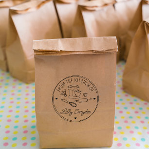 Custom From the Kitchen Rubber Stamp