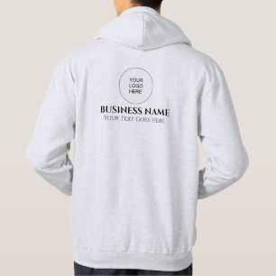 Custom Front & Back Print Company Logo Men's Hoodie