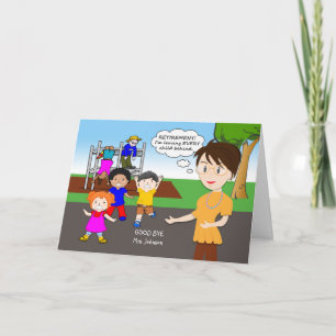 Custom Front Congratulations on Teacher Retirement Card