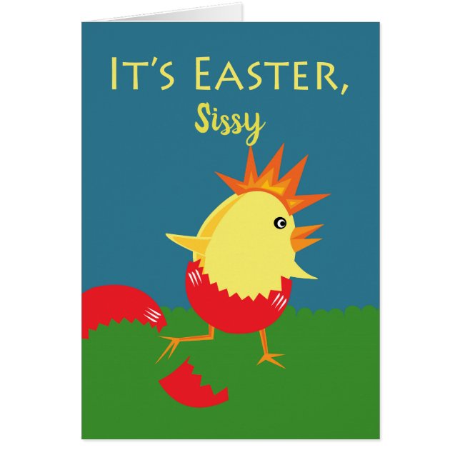 Custom Front Easter for Sister / Sis, Get Crackin' (Front)