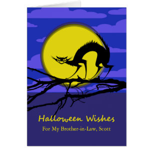 Custom Front Halloween for Brother in Law, Cat