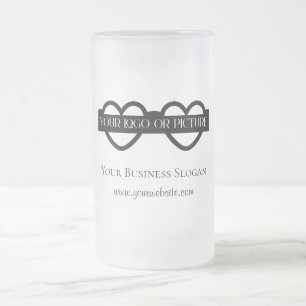 Custom Frosted Logo Beer Mug
