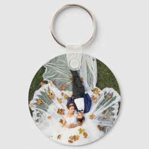 Custom Full Photo Modern Create Your Own Key Ring