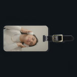 Custom Full Photo Modern  Luggage Tag<br><div class="desc">Custom Full Photo Modern Luggage Tag</div>