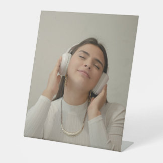 Custom Full Photo Modern   Pedestal Sign