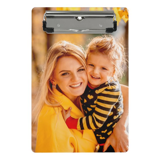 Custom Full Photo Personalised Picture Mini Clipboard (Front)