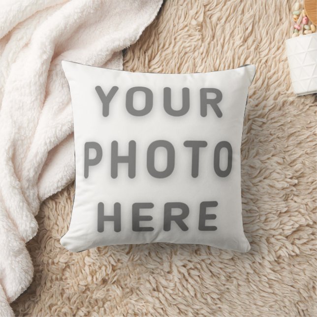 Custom Full Photo Template DIY Cushion (Blanket)