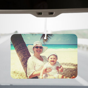 Custom Fun Bright Filter Family Photo Keepsake Car Air Freshener