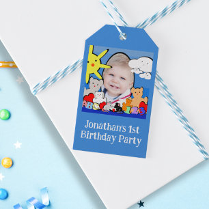 Custom Fun Cute Animals Birthday Thank You Gift Tags