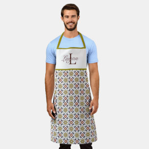 Custom Fun Geometric Print Apron