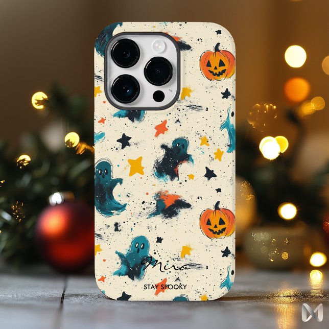 Custom Fun Halloween with Name and Quote Case-Mate iPhone Case (Creator Uploaded)