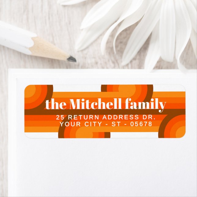 Custom Fun Retro Abstract Waves Art Pattern (Insitu)