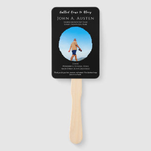 Custom Funeral Fan – Celebration of Life