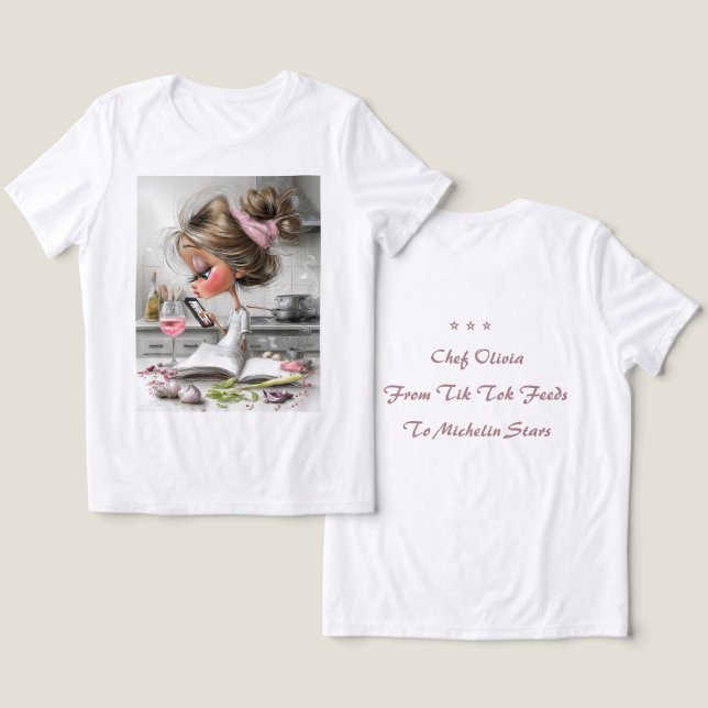Custom Funny Chef Top (Design Front & Back)