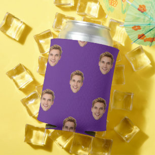 Custom Funny Face Birthday Favours Bachelor Party Can Cooler